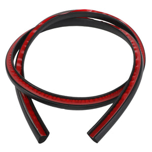 The AGCO Seal - Acw180030A by AGCO is a coiled black and red rubber sealing strip with adhesive backing, ideal for sealing edges and gaps in various applications.