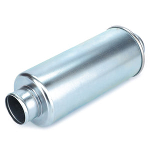 A cylindrical hydraulic filter in line strainer with an inlet and outlet pipe featuring stainless steel mesh screens, known as the AGCO | Hydraulic Filter In Line Strainer - Acp0321840.