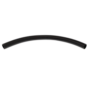 The AGCO | Air Hose - Acw4912120, a black, flexible corrugated hose with a slight curve, is shown against a plain white background in this product description.