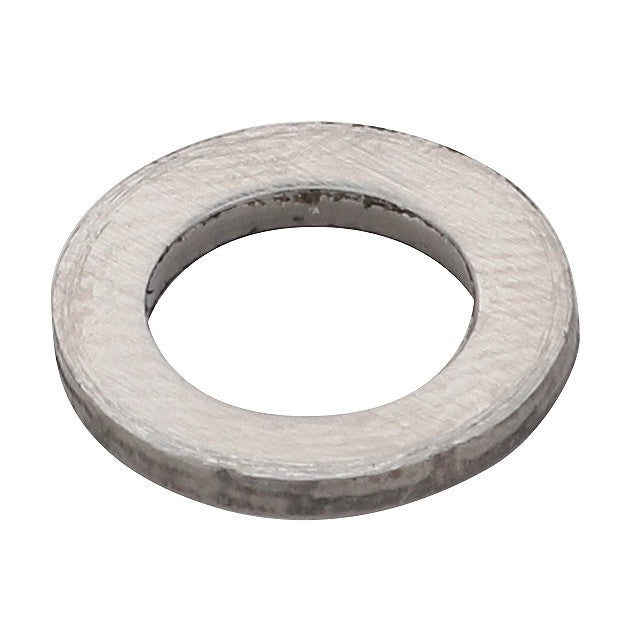 Here we present the AGCO Disc - F100001216121, a flat, circular metallic washer with a central hole commonly used in mechanical and plumbing applications. Currently, there is no detailed product description available.