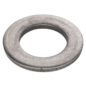 The AGCO | Spindle Washer - Sn3303 is a metallic flat washer with a central hole, commonly used to distribute the load of a threaded fastener. Currently, there is no detailed product description available for this item.