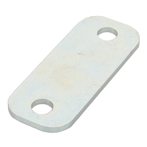 AGCO's Bracket - Acw1153260 is a rectangular metal plate featuring rounded corners and two precisely drilled circular holes near the ends.