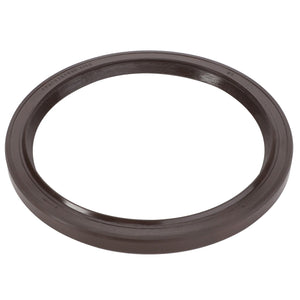 A circular, black rubber seal by AGCO, model 3604419M1, with a grooved inner surface is showcased against a white background, demonstrating reliable performance and precise engineering tolerances.