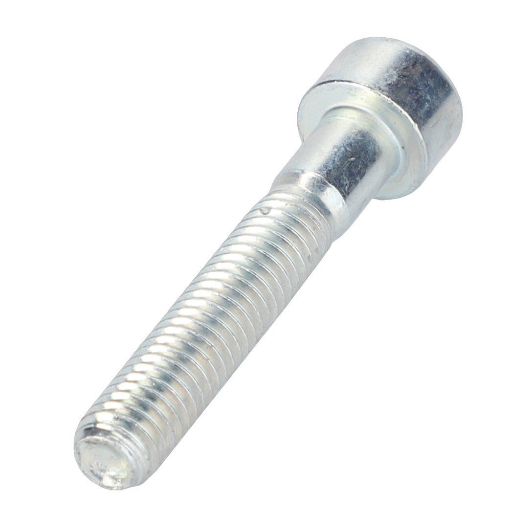 The AGCO | Hex Socket Screw - La14305621, a metallic hex socket head cap screw with a partially threaded shaft ideal for various applications, currently has no product description available.