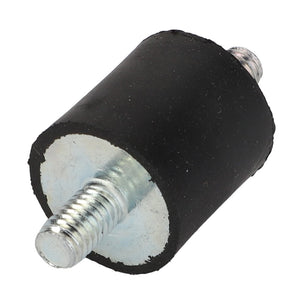 No current product description available for the AGCO | Silent Block - Acp0672700, which is a cylindrical rubber vibration damper with a threaded metal stud protruding from one end.