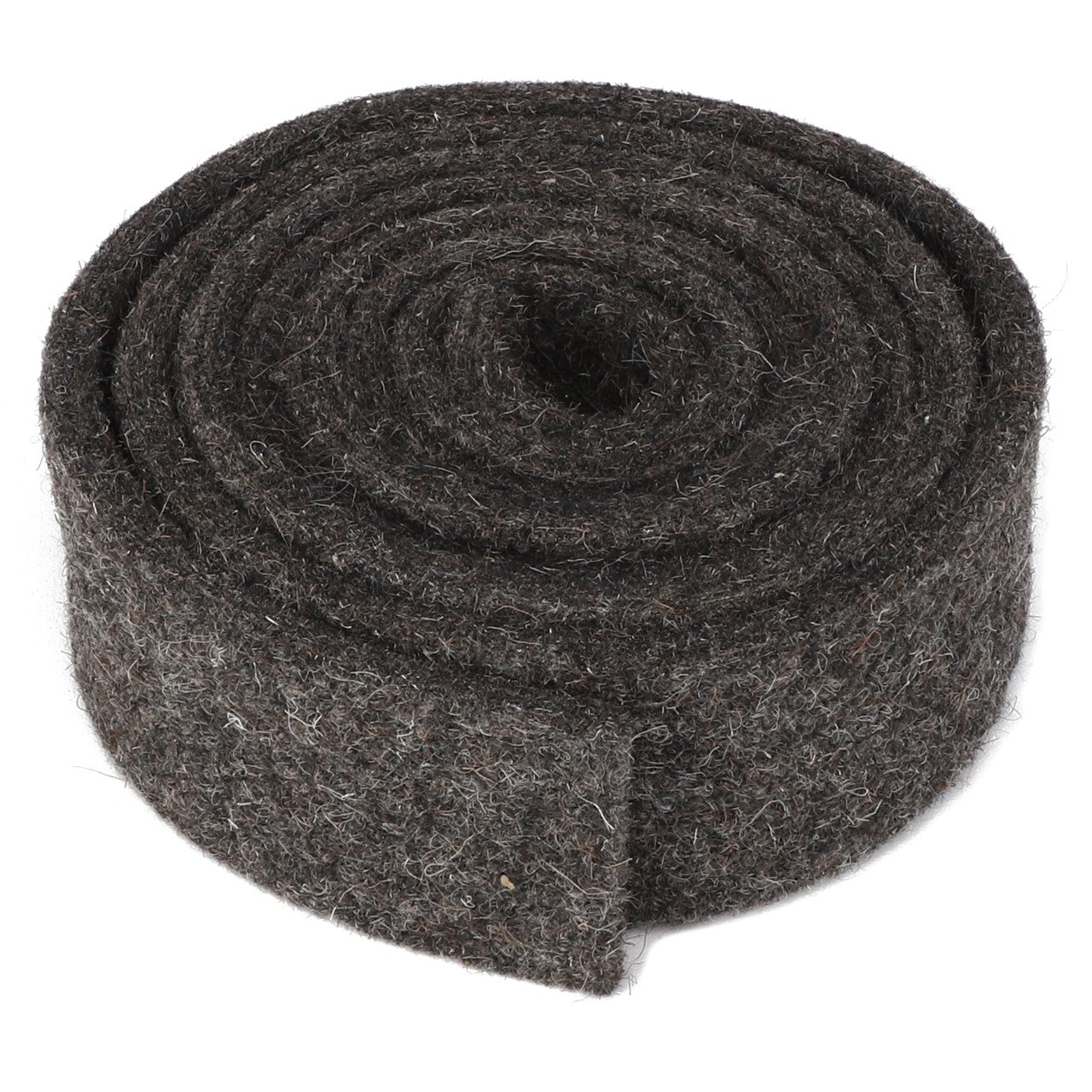 A coiled roll of AGCO | Liner - 8044463 dark grey felt fabric with a cut end visible. No current product description available.