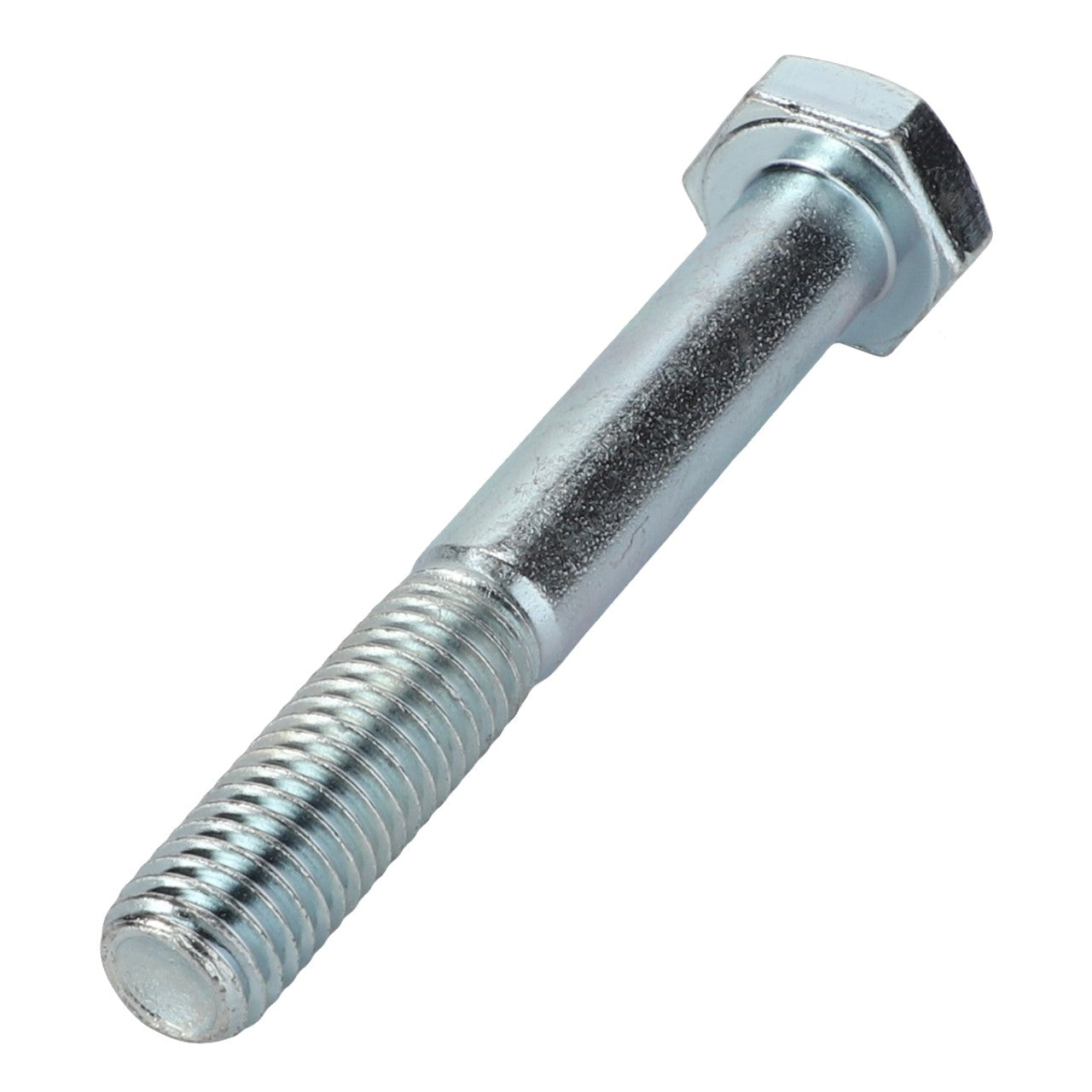 The AGCO | HEXAGONAL HEAD BOLT - 0901-11-07-00 is a hex bolt with a partially threaded shank and a hexagonal head. Further product description information is not currently available.