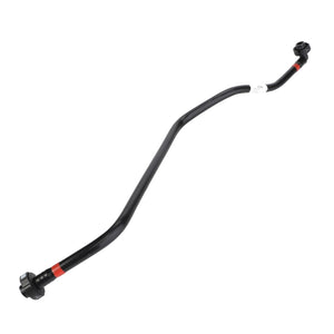 Product Name: AGCO | Def Hose - Acx2436420, by AGCO, is a curved black metal rod with red markings and attachment points on both ends. No further product description information is currently available.