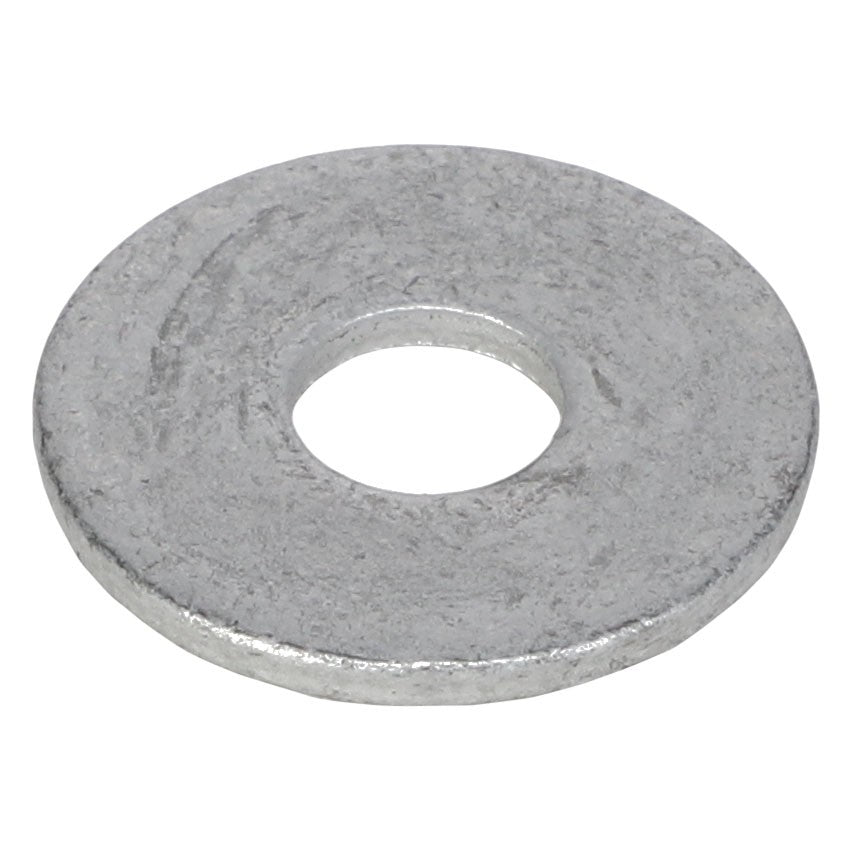 The AGCO Flat Washer - Acw1628570 is a flat silver metal washer featuring a central hole. Currently, no additional product description information is available.