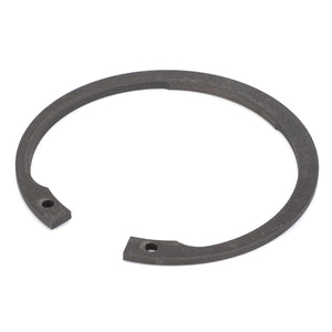 A flat-lying AGCO Lock Washer - Fel108385, with two small holes on either end, on a white background. No current product description available.