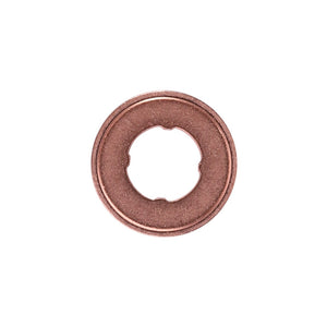 An AGCO | Sealing Washer - F339202710080 with a central hole, viewed from above, against a white background.