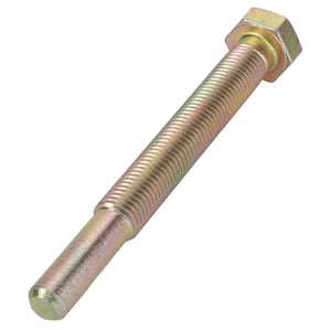 Close-up image of the AGCO BOLT - D26741087, featuring a hexagonal head and a partially threaded shaft with a metallic finish. This product is branded as AGCO.