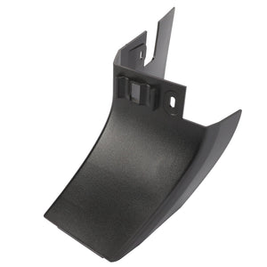 The AGCO Cover - Acp0297980 is a black plastic automotive part featuring a curved shape and multiple attachment points, specifically designed for easy installation. With no detailed product description currently available, it stands out as a unique and versatile accessory suitable for various vehicle models.