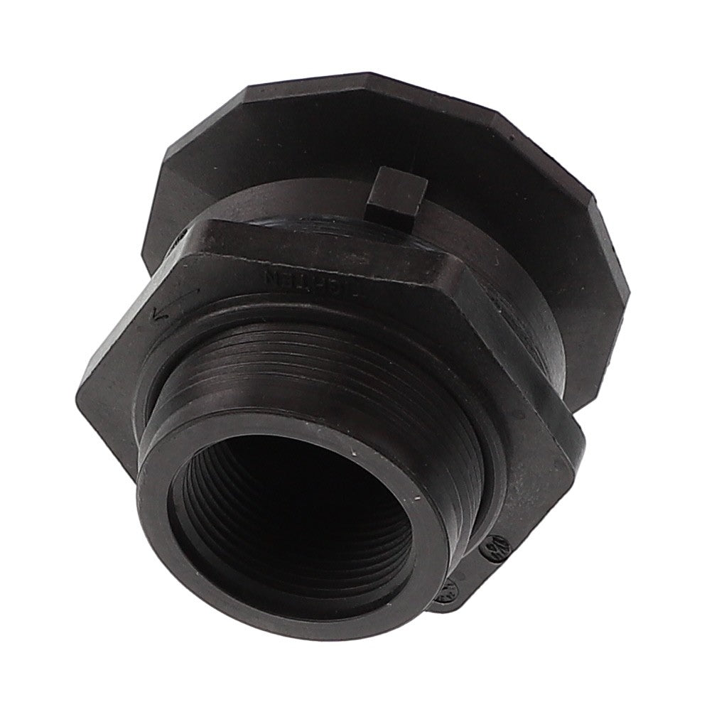 Close-up of the AGCO fitting - model Acx2885830, a black plastic threaded fitting with a hexagonal base, likely used for plumbing or mechanical applications. No current product description information is available.