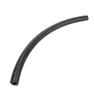 A curved, black rubber hose, AGCO | BULK HOSE - AG510947 by AGCO, isolated on a white background with no current product description information available.