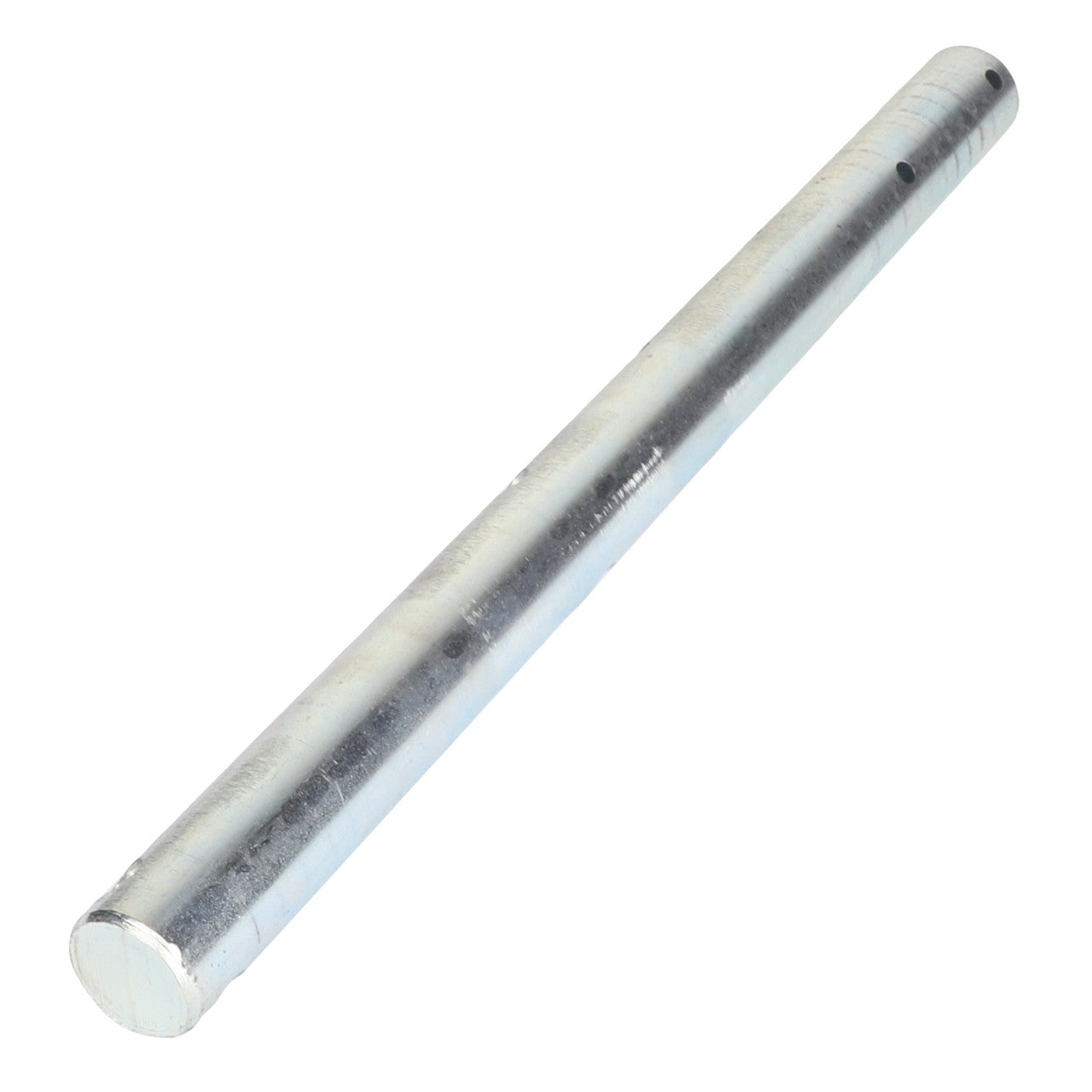 The AGCO Pin (Acp0022440) is a sleek, cylindrical metal rod with a gleaming surface featuring small perforations along its length.