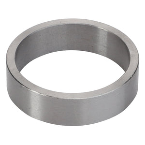 A plain, cylindrical metal ring viewed at a slight angle against a white background, identified as AGCO Spacer Tube - Fel140067 by the brand AGCO.