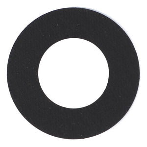 A black, circular AGCO gasket (model Ag052854) designed for a centrifugal pump with a central hole is displayed on a white background. No current product description available.