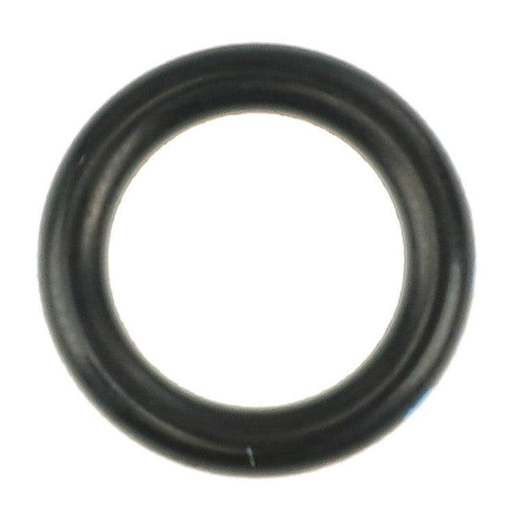 A circular black rubber O-ring, isolated on a white background, ideal for use in Massey Ferguson models, is now available under the product name AGCO | O-Ring - 3702461M1 by the brand AGCO.