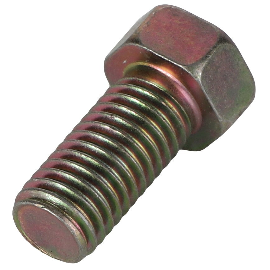 A close-up image of the AGCO | SCREW - 1112515, a metallic hex bolt with a threaded shaft. No current product description available.