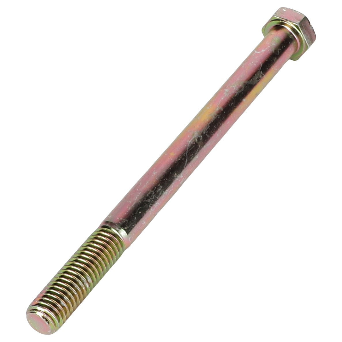 A metallic hex bolt with partial threading along the shaft, currently listed under the name "AGCO | HEXAGONAL HEAD BOLT - AG561203," with no available product description information.