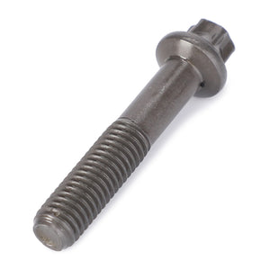 A close-up image of the AGCO TORX SCREW - F934201710110, featuring a metallic bolt with a ribbed threaded shaft and a star-shaped head. Currently, no additional product description information is available.