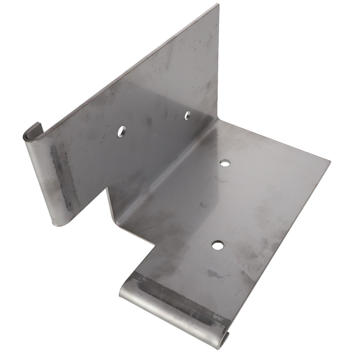 The AGCO | POCKET - AG133608 is a metallic bracket featuring multiple bends and three holes, designed for mounting or support purposes. Detailed product description information is currently unavailable.