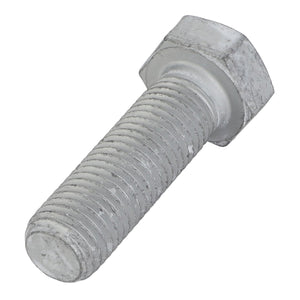 No current product description available for a close-up of the AGCO | Bolt - Acp0497690, featuring a metal hex bolt with a partially threaded shaft and a hexagonal head, displayed against a white background.