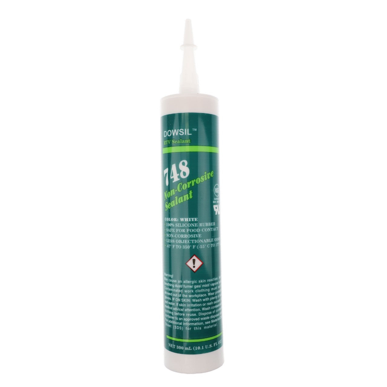 A tube of AGCO SEALANT - AG518989 stands upright, its green and white label detailing product information. Please note: no current product description information is available beyond this point.