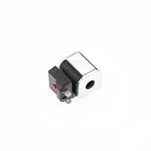 The AGCO Coil - Acp0626580 is a metal and plastic electrical component, designed in a square shape. This product features a hole on one side and electrical connectors on another. Unfortunately, there is no current product description available for this item.