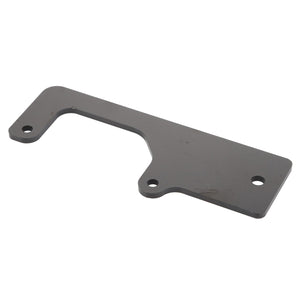 The AGCO | Bracket - Acw192927A is a flat, L-shaped metal bracket featuring two holes on one side and a single hole on the other, designed for mounting or support purposes to ensure secure and reliable attachment.