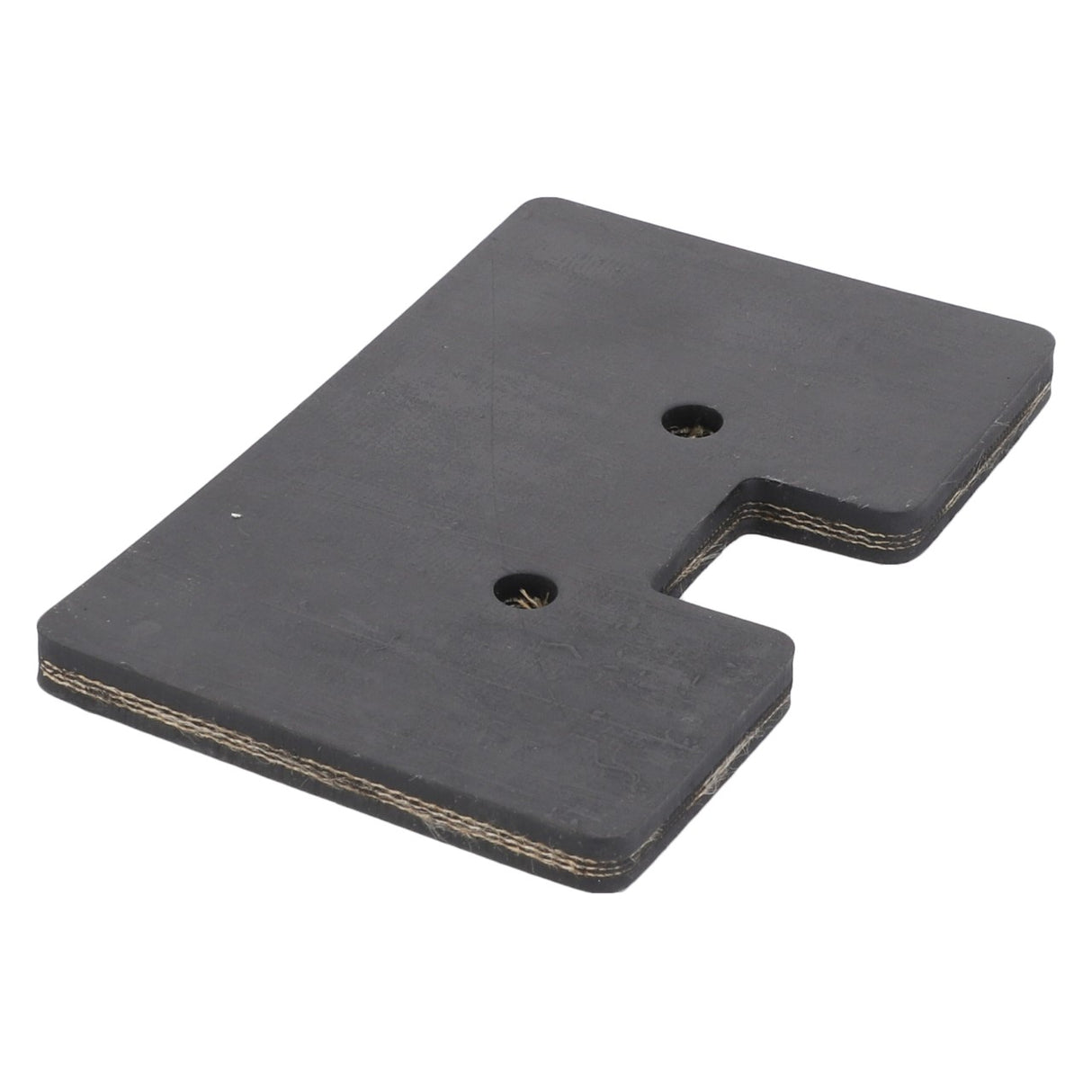 Product Description for AGCO | PLATE - D28580137:
The AGCO | PLATE - D28580137 is a flat, black rectangular plate featuring two small holes and one notched side. Additional product description information is currently unavailable.