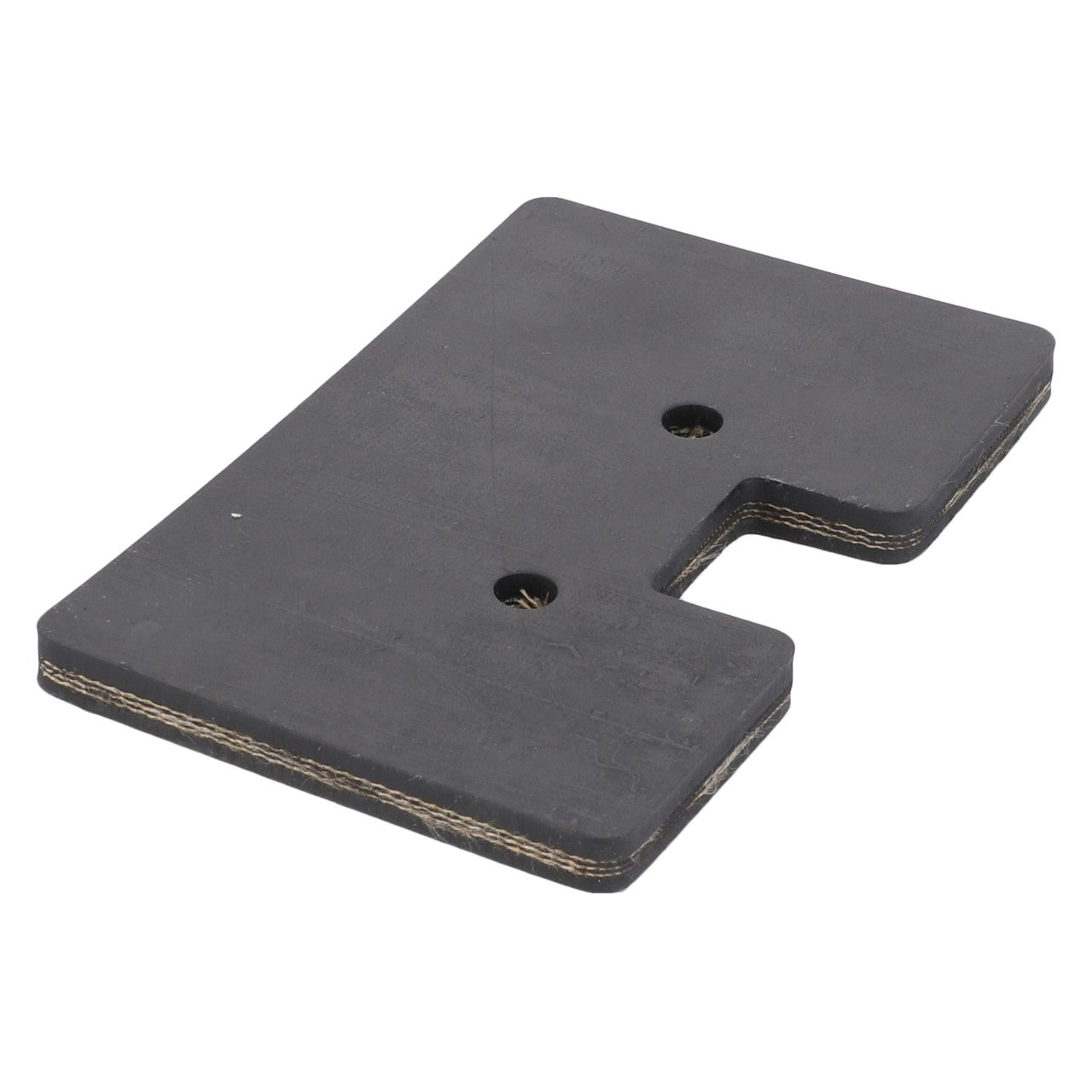 Product Description for AGCO | PLATE - D28580137:
The AGCO | PLATE - D28580137 is a flat, black rectangular plate featuring two small holes and one notched side. Additional product description information is currently unavailable.