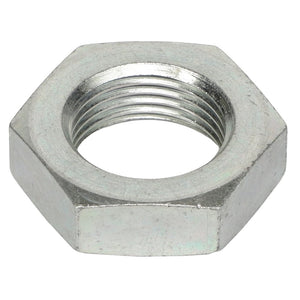 A bulkhead connector with internal threading, commonly utilized in mechanical assemblies and manufactured by the brand AGCO. The current product description information is not available.