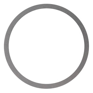 Introducing the AGCO Shim - F168302020023! This sleek, gray circular ring features a minimalist design and is set against a clean white background.