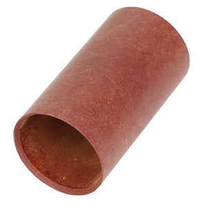 A cylindrical, reddish-brown cardboard tube labeled as AGCO | SLEEVE - AG703965 lies on a white background at a slight angle, displaying its hollow interior on one end.