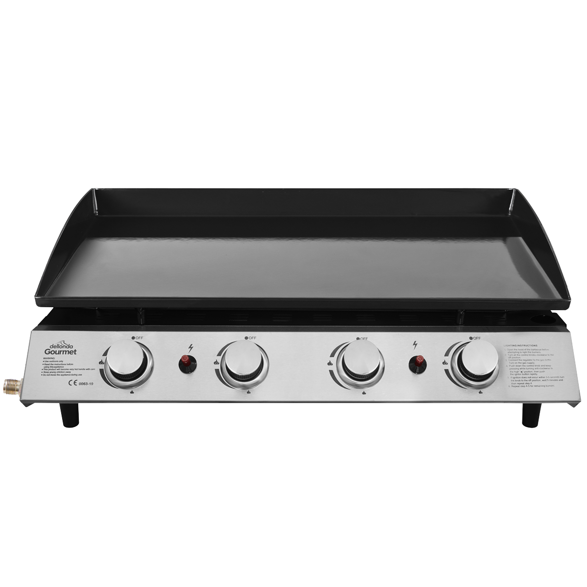 Sealey | Dellonda 4 Burner Portable Gas Plancha - DG23