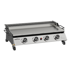 Sealey | Dellonda 4 Burner Stainless Steel Portable Gas Plancha with Warming Rack 10kW - DG277