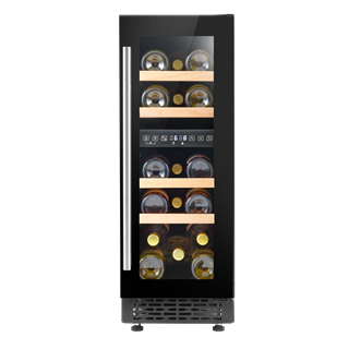 Sealey | Baridi 17 Bottle Slim Wine Fridge & Cooler 30cm - DH204