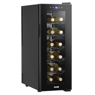 Sealey | Baridi 12 Bottle Wine Fridge & Cooler - Black - DH73