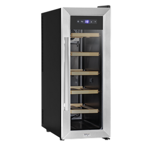 Sealey | Baridi 12 Bottle Wine Fridge & Cooler - Stainless Steel - DH74