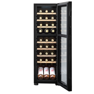 Sealey | Baridi 27 Bottle Dual Zone Wine Fridge & Cooler - DH90