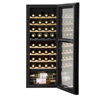 Sealey | Baridi 36 Bottle Dual Zone Wine Fridge & Cooler - DH91