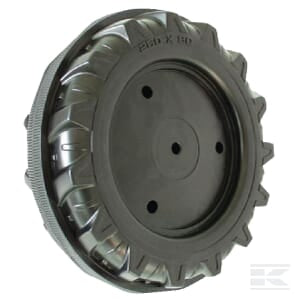 Wheel 310x110x10 & rubber ring - 79800400080