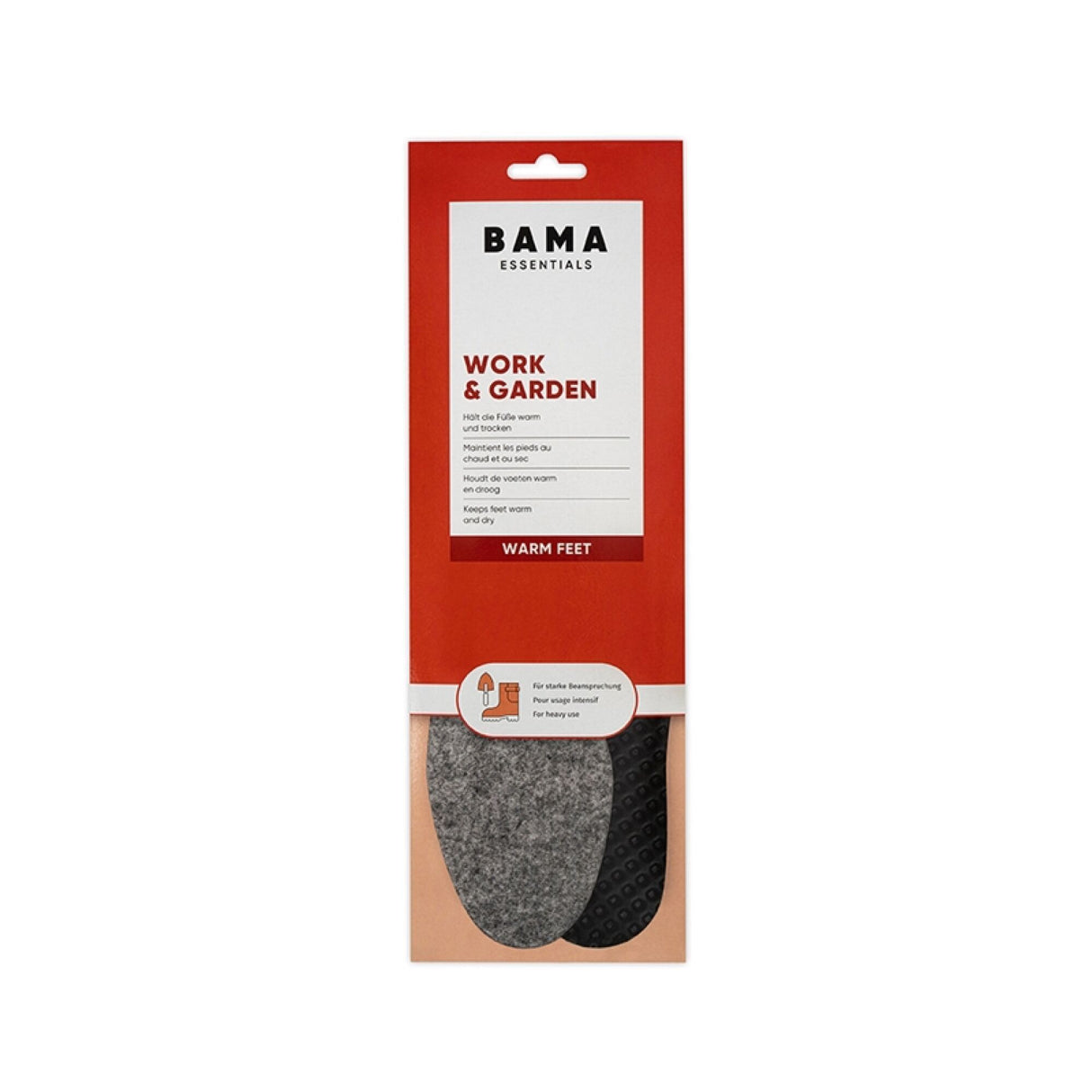 Bama Essentials Work & Garden Felta Insole – Cushioned Comfort | BAMA-FELTA