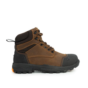 Xpert Pro Zipster S3L Safety Zip-Side Boot Brown - XPP2200