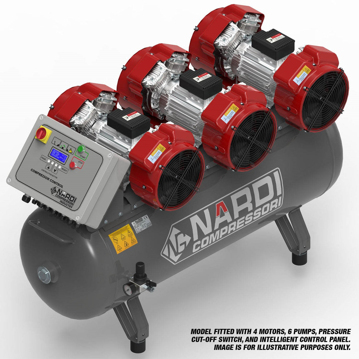 NARDI EXTREME MP 9HP 270ltr 21BAR Compressor - IP-EXTMP2709021CP