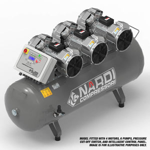 NARDI EXTREME MP 9HP 500ltr Compressor with Panel - IP-EXTMP50090CP