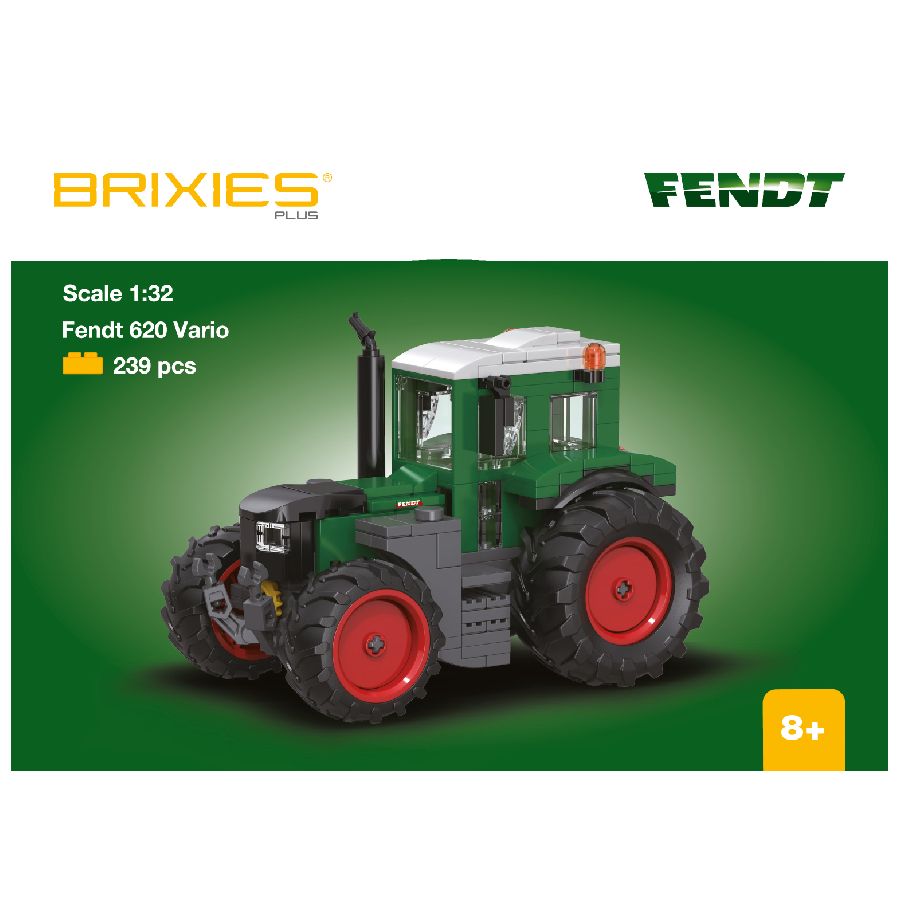 Fendt x Brixies 620 Vario Kit 1:32 Scale Tractor Build Set X991024131000