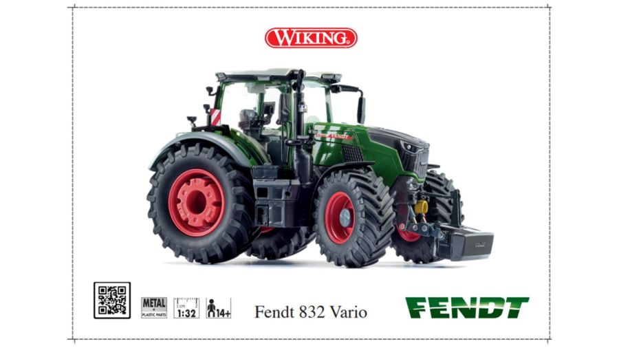 Fendt 832 Tractor 1:32 Scale Model - X991024001000